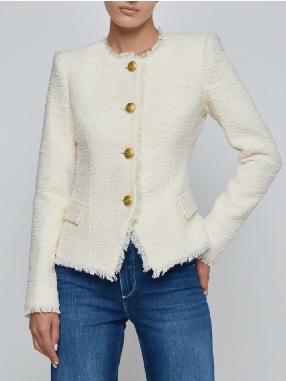 L’agence Nerina Tweed Blazer $795 NEW with tag